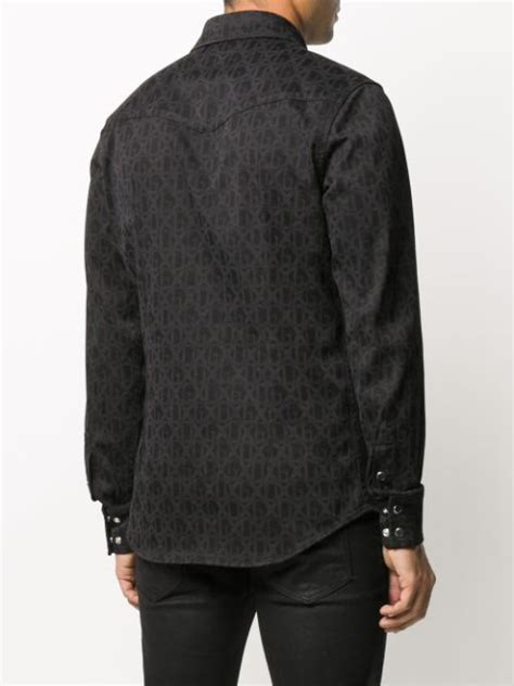 camisa dolce gabbana negra|camisa dolce y gabbana.